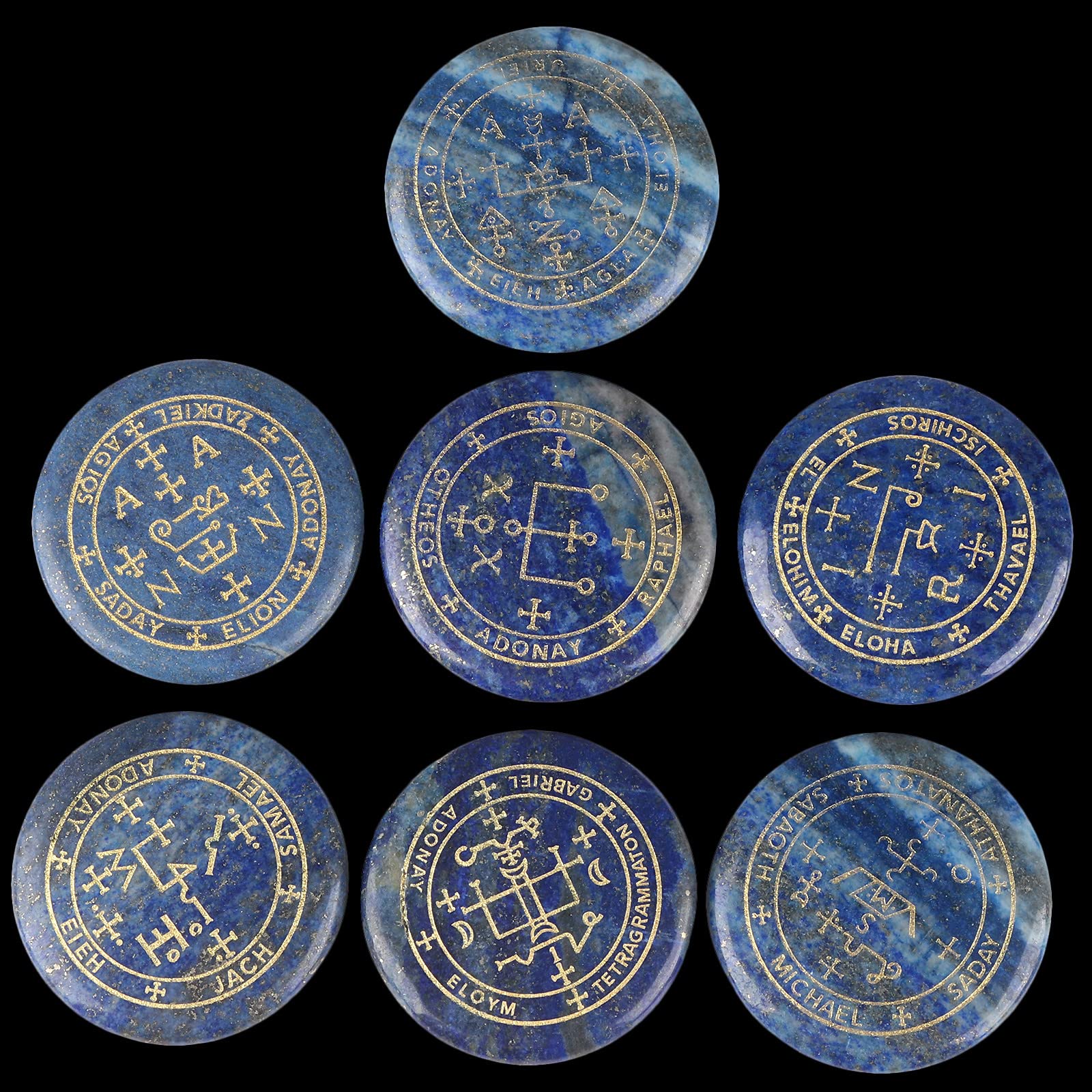Mookaitedecor lapis lazuli palm stone supports chakra focus during mindfulness sessions.