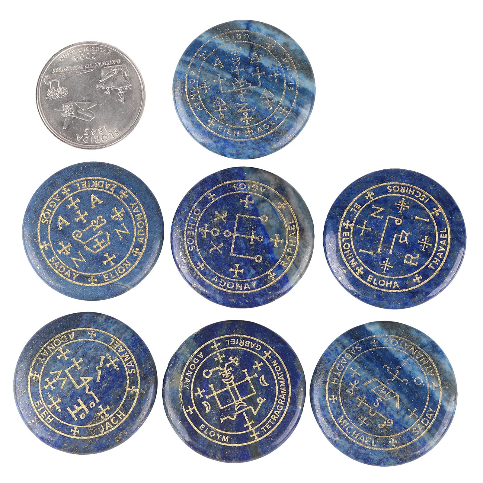 Mookaitedecor lapis lazuli stone used in crystal grids for energy balancing.