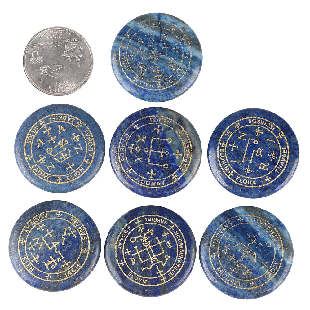 Mookaitedecor lapis lazuli stone used in crystal grids for energy balancing.