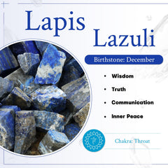 Mookaitedecor lapis lazuli palm stone top view showing a polished finish for soothing rituals.