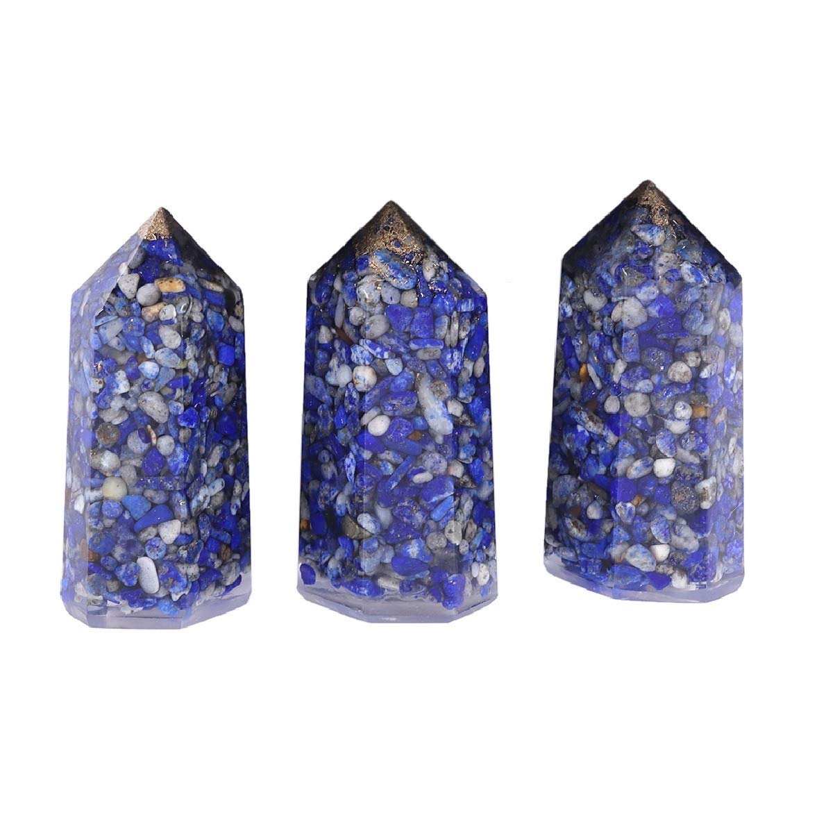 Mookaitedecor lapis lazuli wand 2 inch polished point for meditation focus