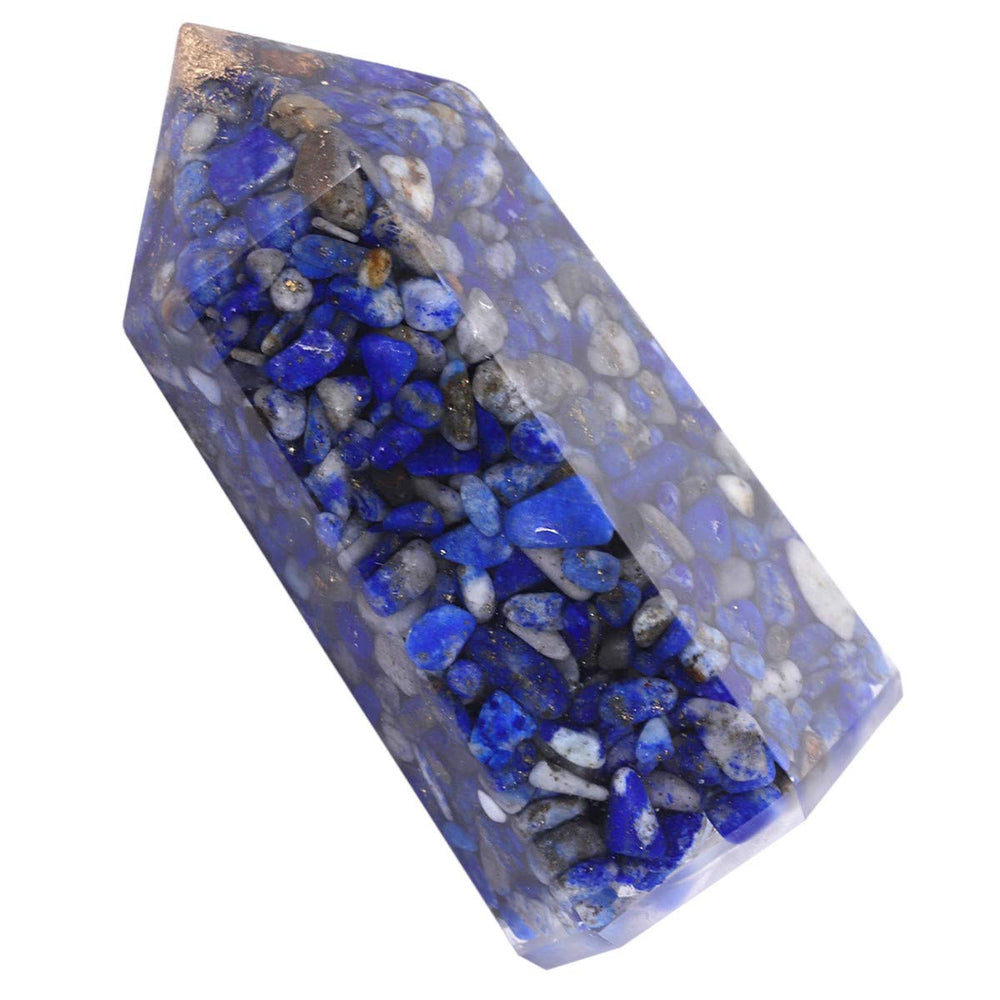 Mookaitedecor lapis lazuli display wand on desk or altar