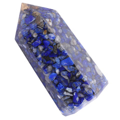 Mookaitedecor lapis lazuli display wand on desk or altar