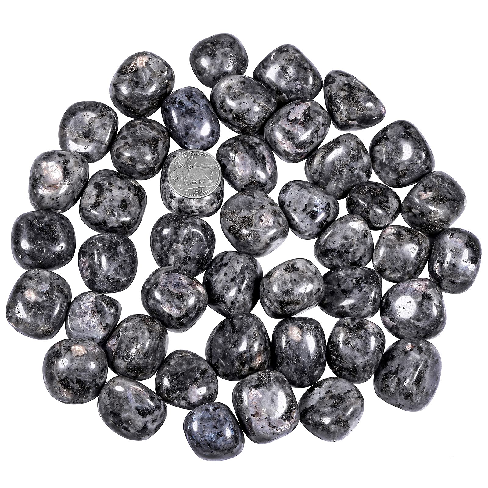 Mookaitedecor Polished Labradorite crystals for crafts and gifts.