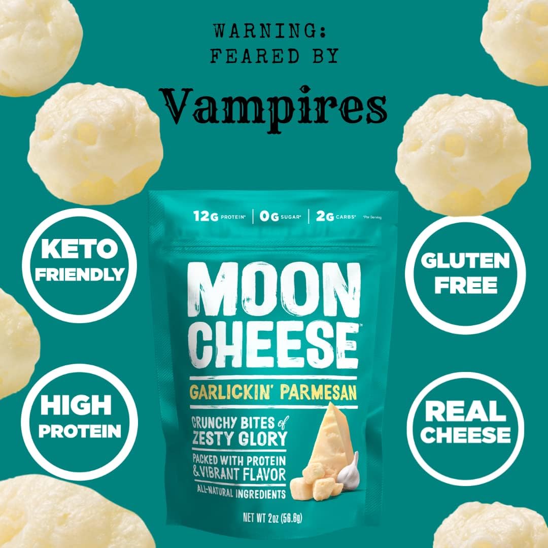 Moon Cheese gluten-free snacks designed for everyday flexible dieting.