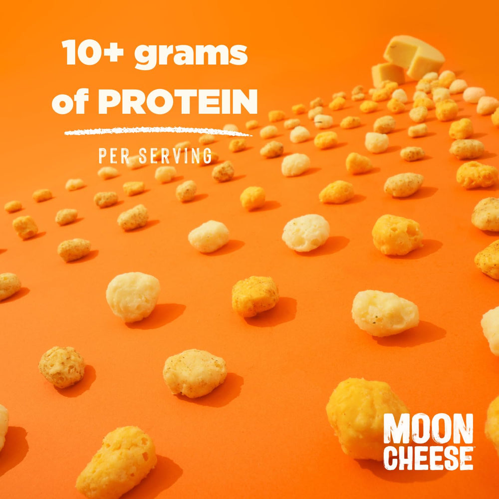 Moon Cheese keto-friendly cheddar bites offer a satisfying low-carb option