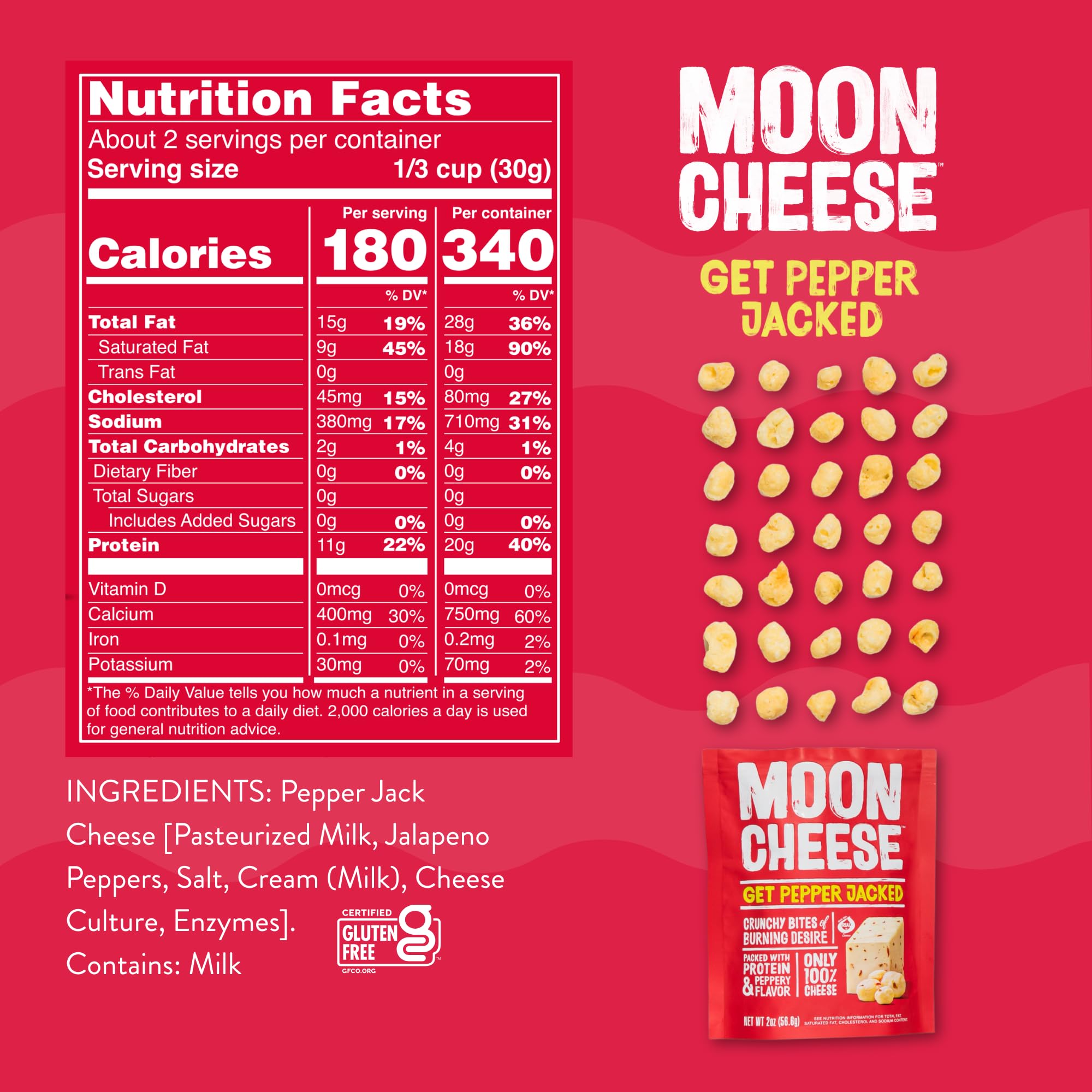 Moon Cheese protein-rich bite ideal for quick energy.