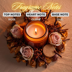 Moon Home natural soy wax closeup delivers clean, even burn and subtle fragrance.