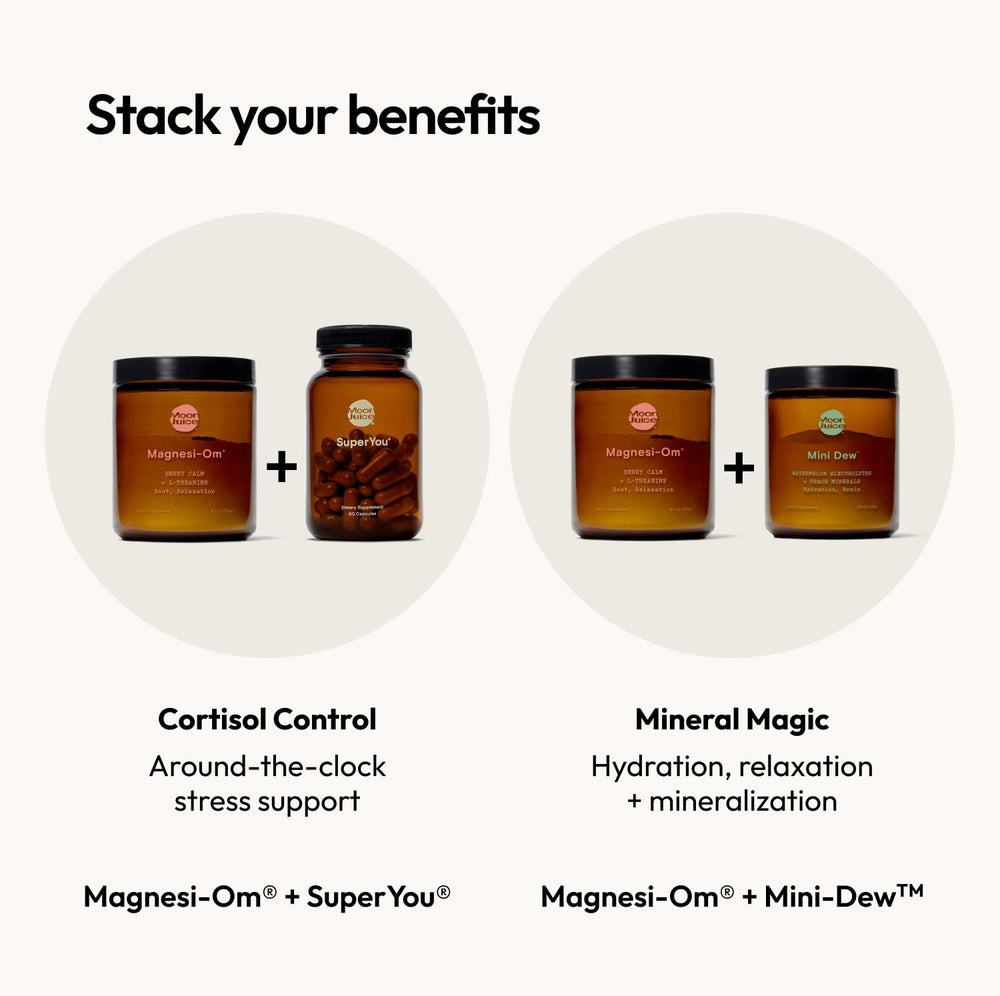 Moon Juice Magnesi-om Berry Jar packaging size and branding