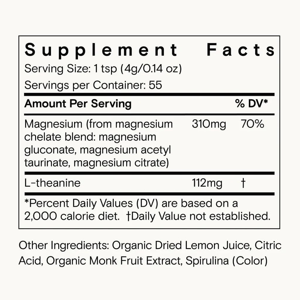 Moon Juice Magnesi-om Blue Lemon Jar held in hands, portable daily ritual option