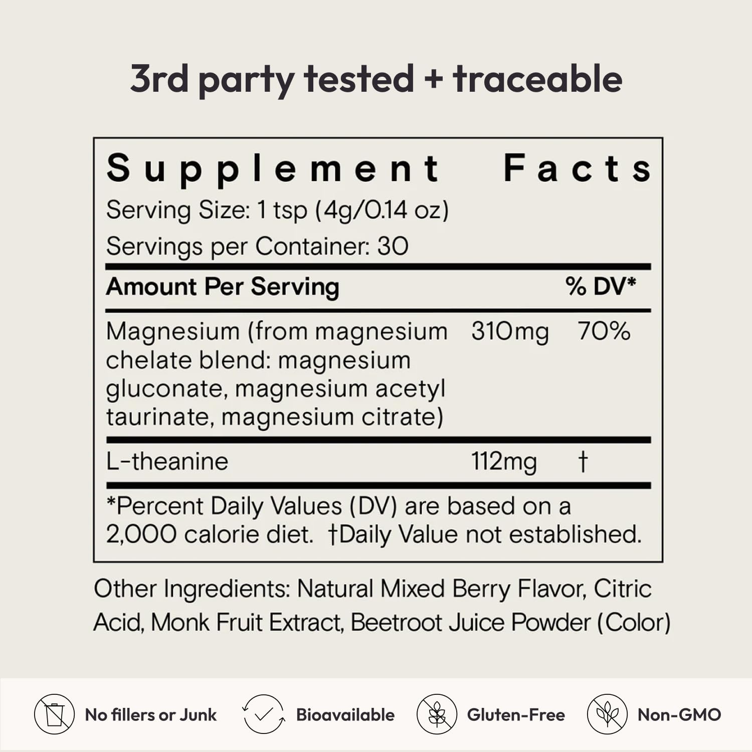 Moon Juice Magnesi-Om berry powder supports sugar-free relaxation.
