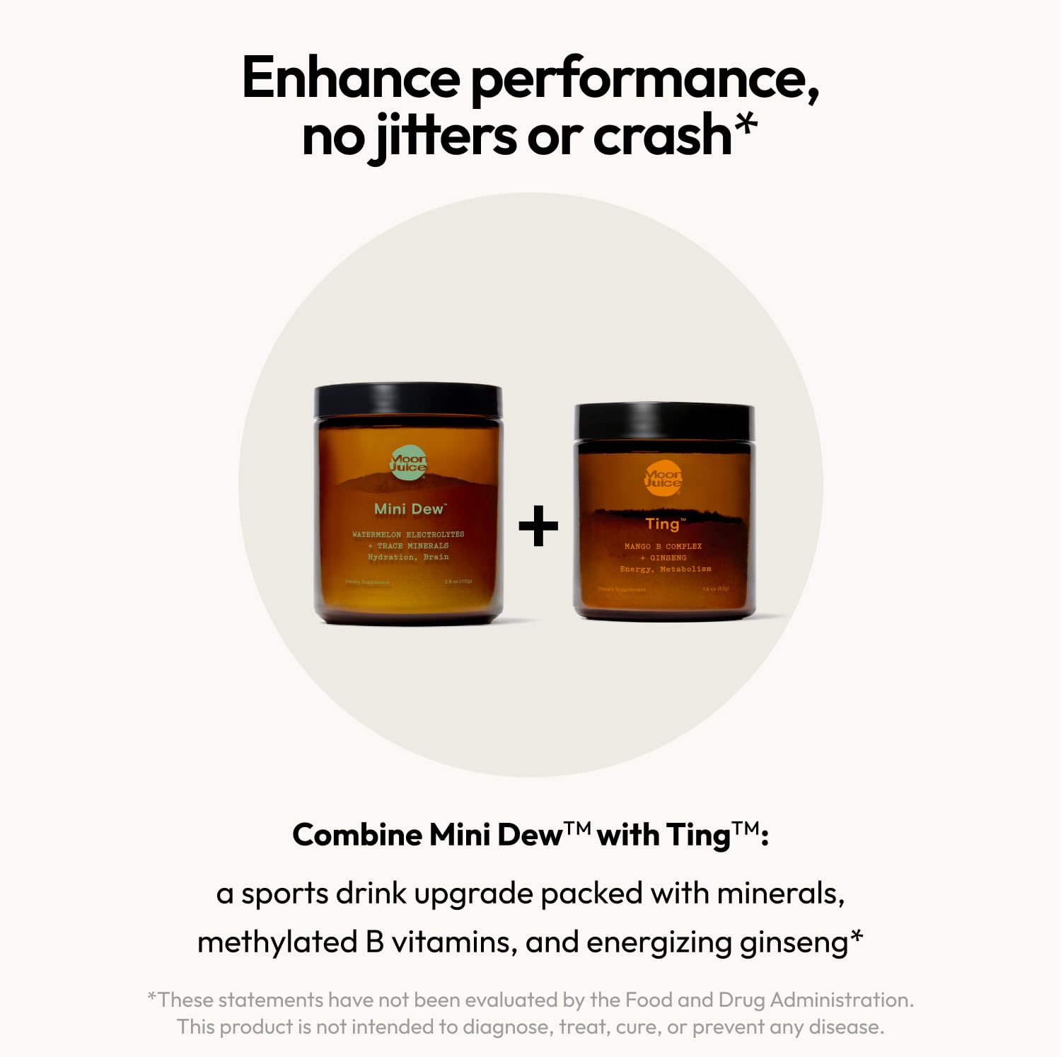 Moon Juice Mini Dew electrolyte mix supporting hydration and focus