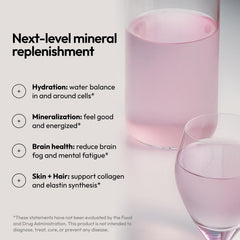 Moon Juice Mini Dew pink salt crystals paired with minerals for balanced hydration