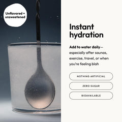 Moon Juice Mini Dew ingredients label highlights clean minerals