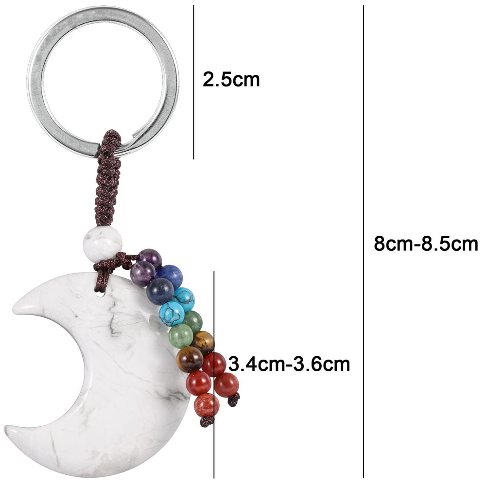 Moonsix seven chakra beads close-up showing color variety and balance symbolism.