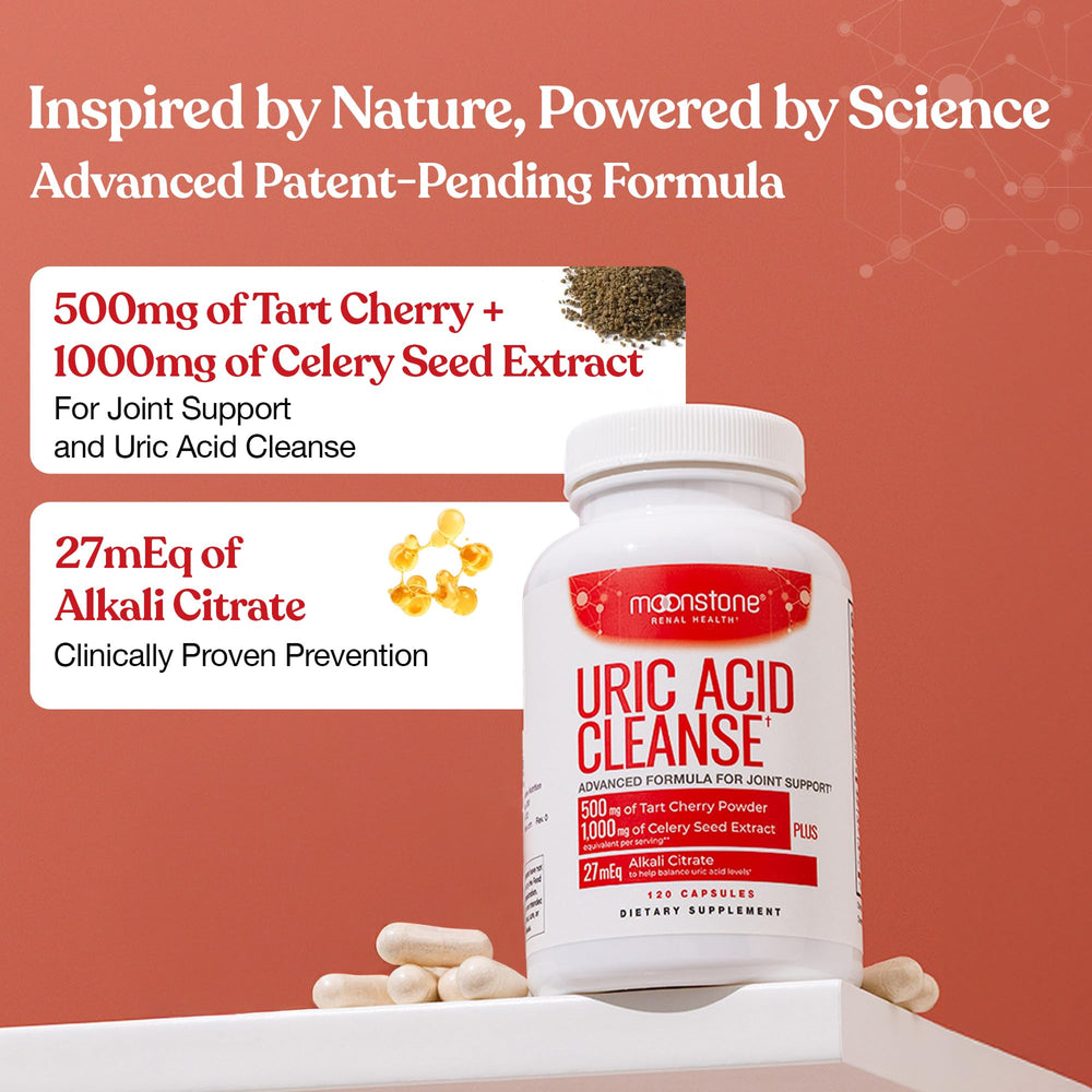 Moonstone Alkali Citrate Complex powder highlighting urinary alkalinization.