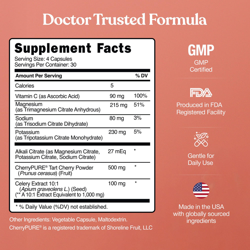 Moonstone Third-party tested FDA facility seal ensures quality control.