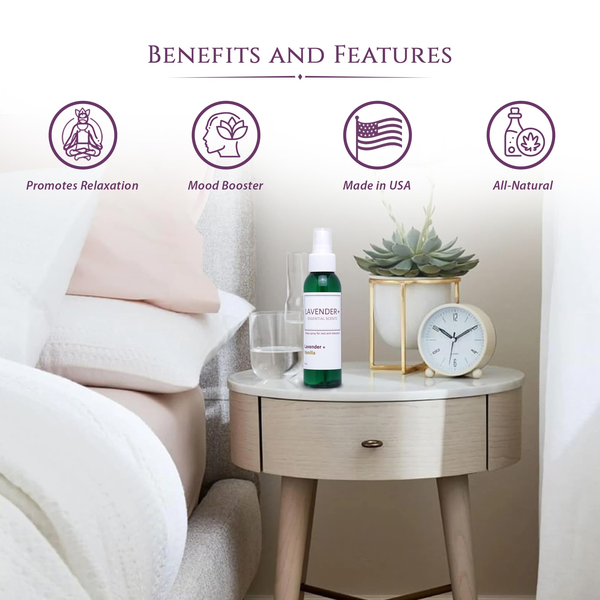 Moonwater Elixirs bottle with amethyst crystals for tranquil energy.