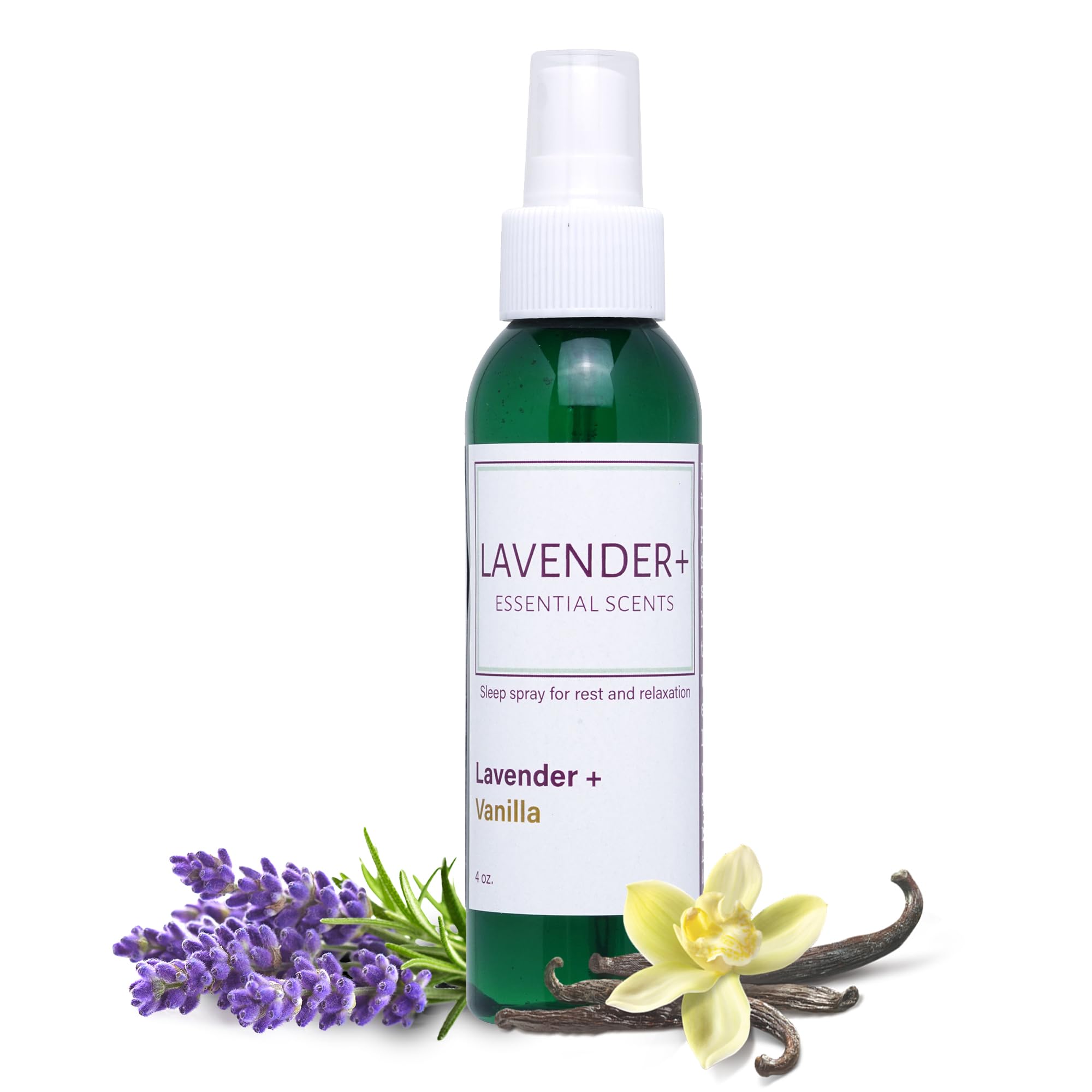 Moonwater Elixirs lavender and vanilla scent close-up for soothing aromatherapy.