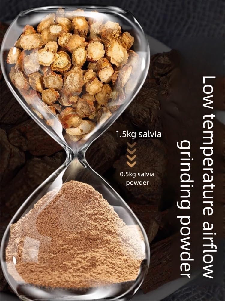 MOORCHOCO Salvia miltiorrhiza powder blends smoothly into beverages.