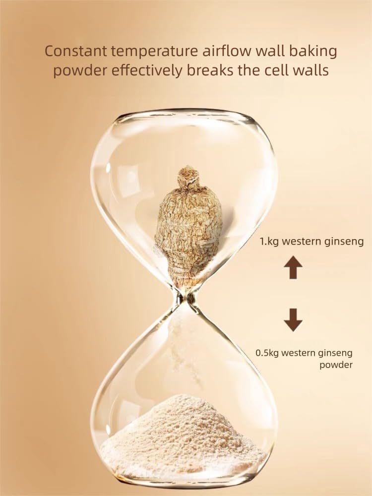 MOORCHOCO ginseng powder tea cup ready to stir into hot drinks