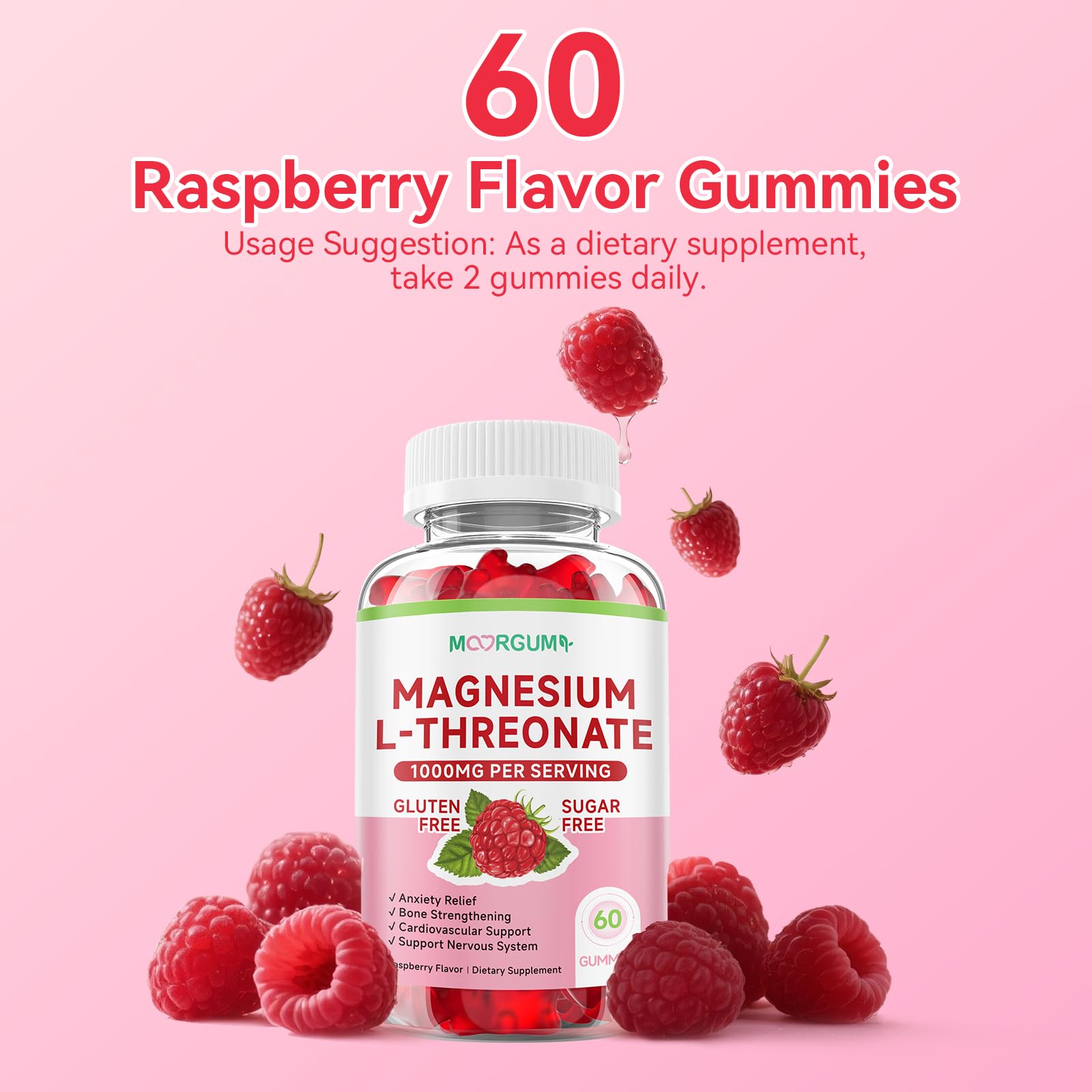 MOORGUMY ingredients clean-label indicating high purity and non-GMO formulation.