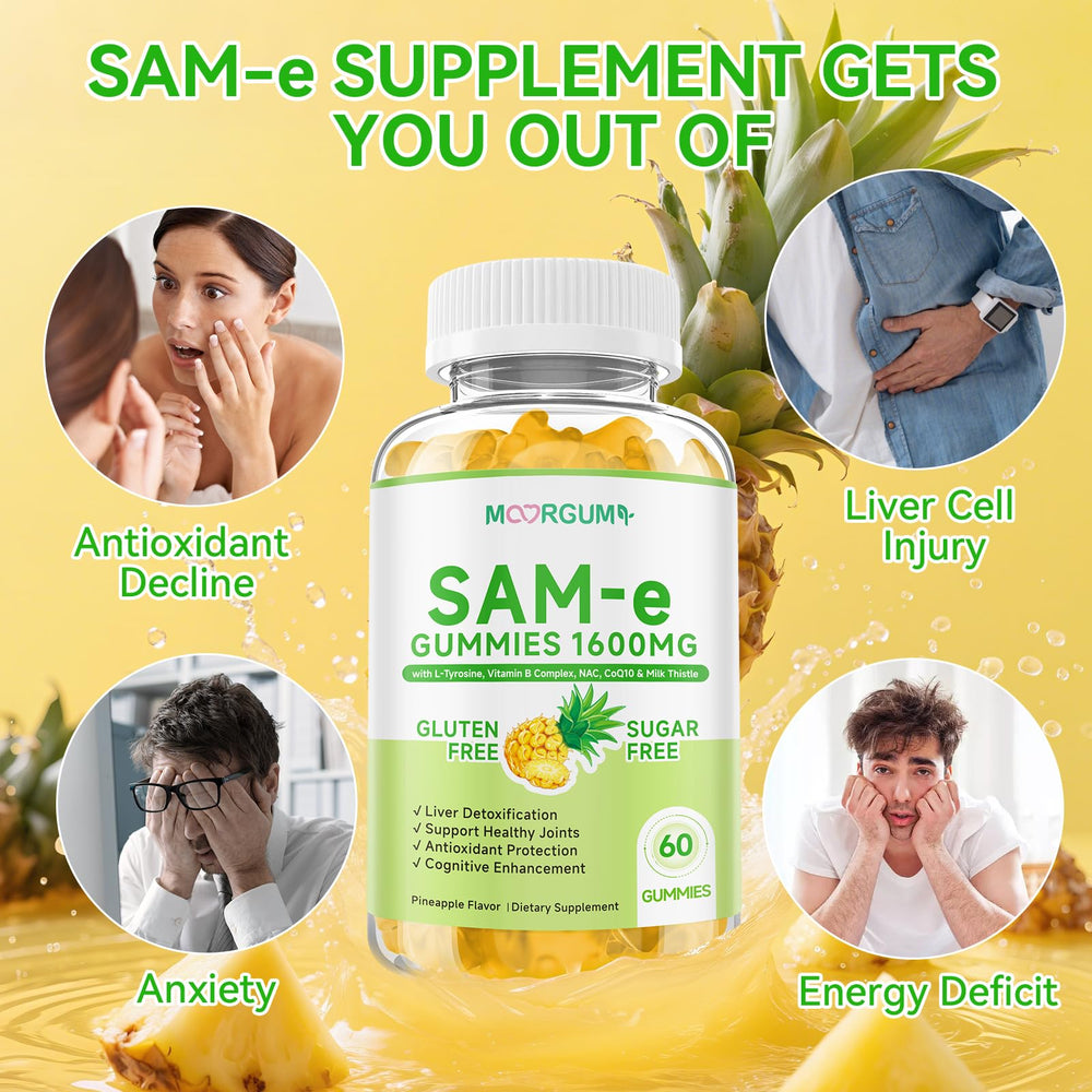 MOORGUMY Vitamin B complex panel indicates 100mg per serving for energy