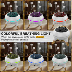 Morbou diffuser with 7-color lights enhances mood lighting