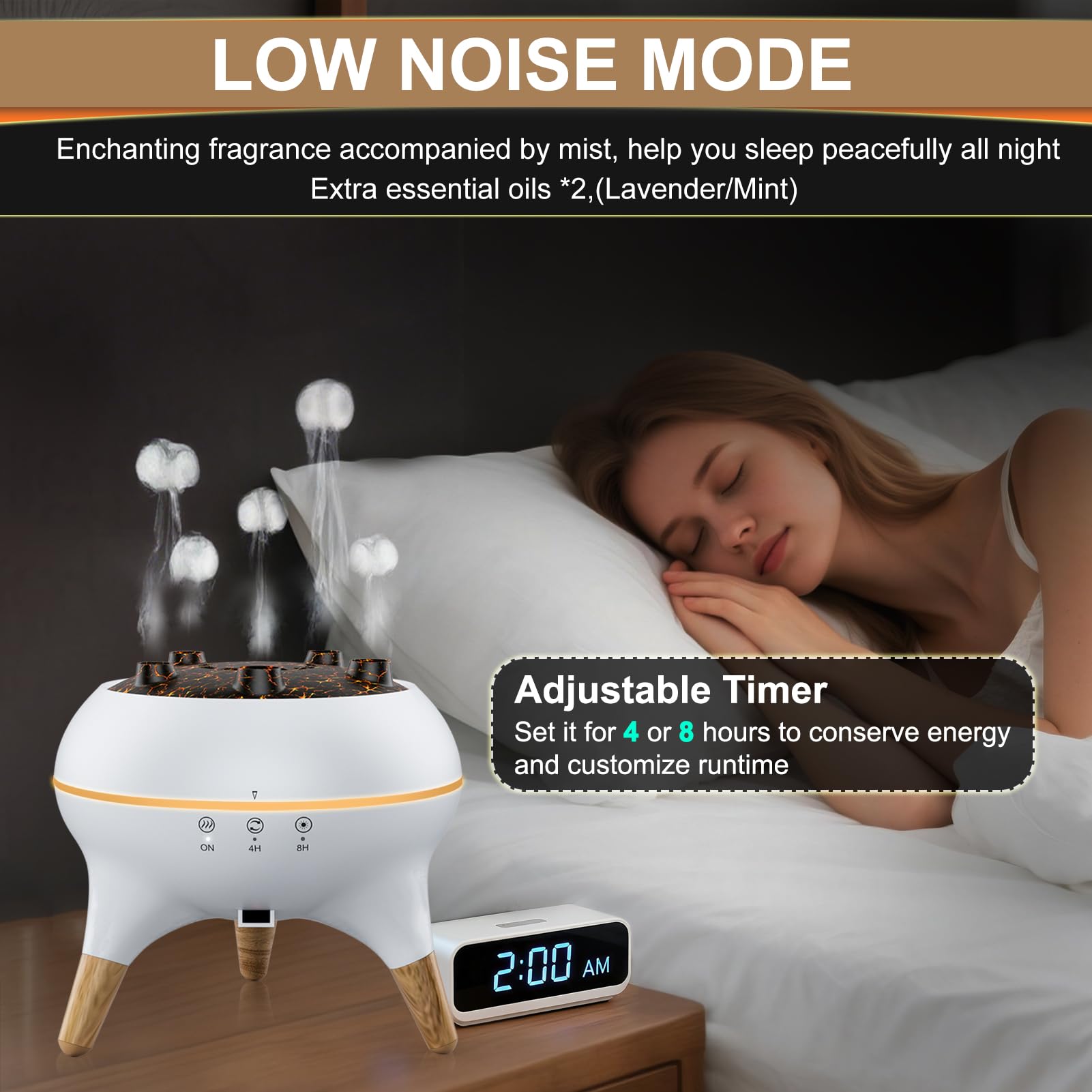 Morbou diffuser voice-control mode activates jellyfish dance