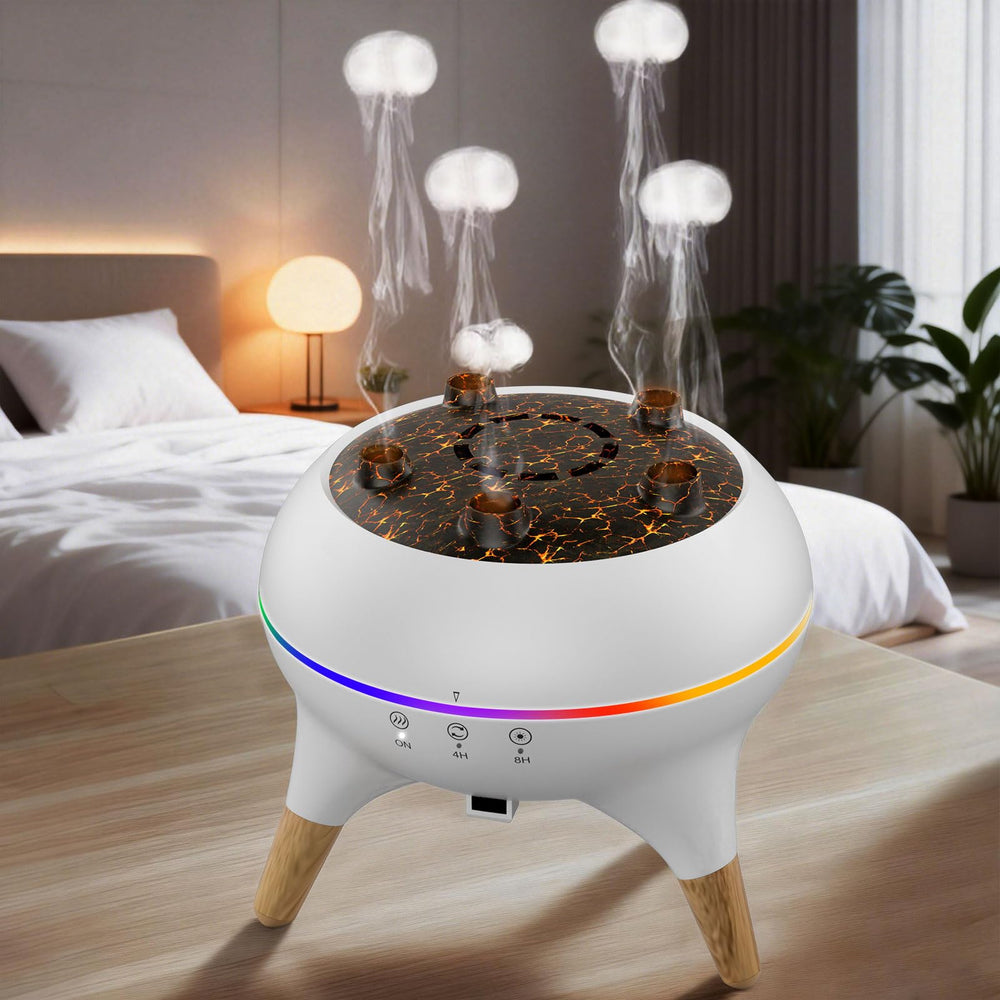 Morbou jellyfish mist diffuser front view for calm ambiance