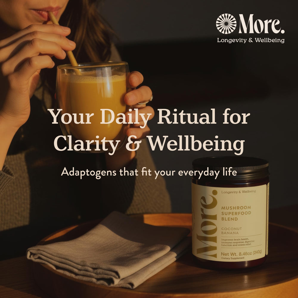 More. Longevity & Wellbeing daily ritual mix for sustained energy