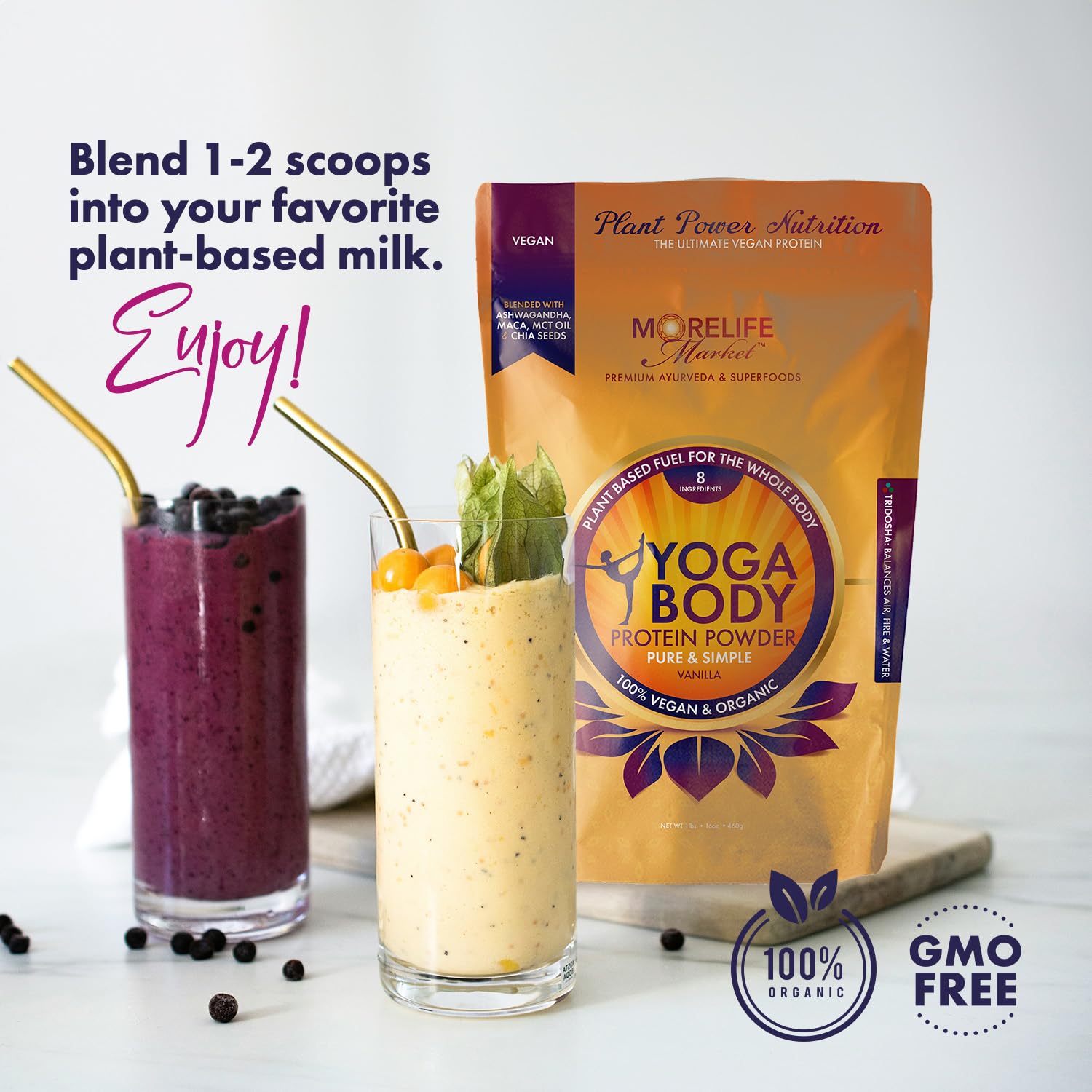 MoreLife Market dairy-free gluten-free label on packaging for allergy-conscious shoppers.