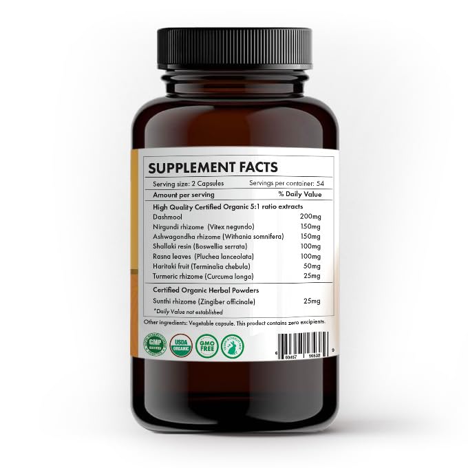 Product packaging conveying purity and trust for joint wellness