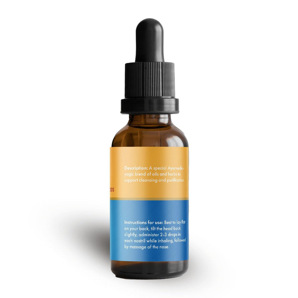 MoreLife Market Pranify Cleanse Nasya Oil lifestyle scene promoting calm breathing.
