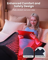 Morespond premium leather surface is durable, easy to clean, and comfortable.