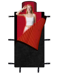 Morespond full-body red light therapy mat covers neck to toes for home use.