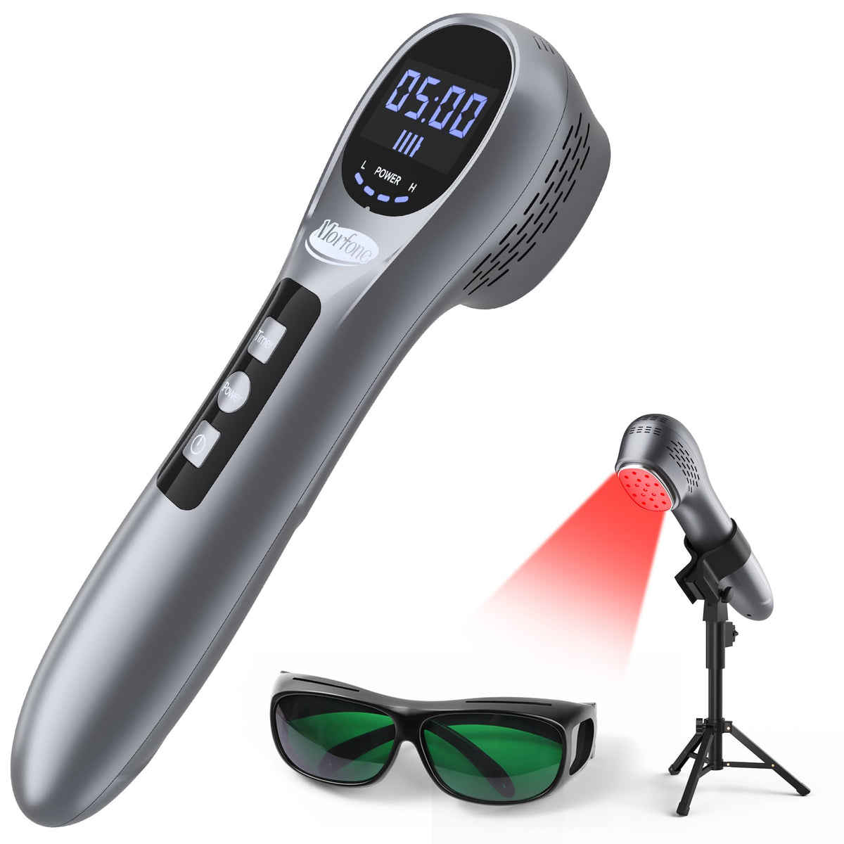 Morfone front view infrared light device for at-home sessions.