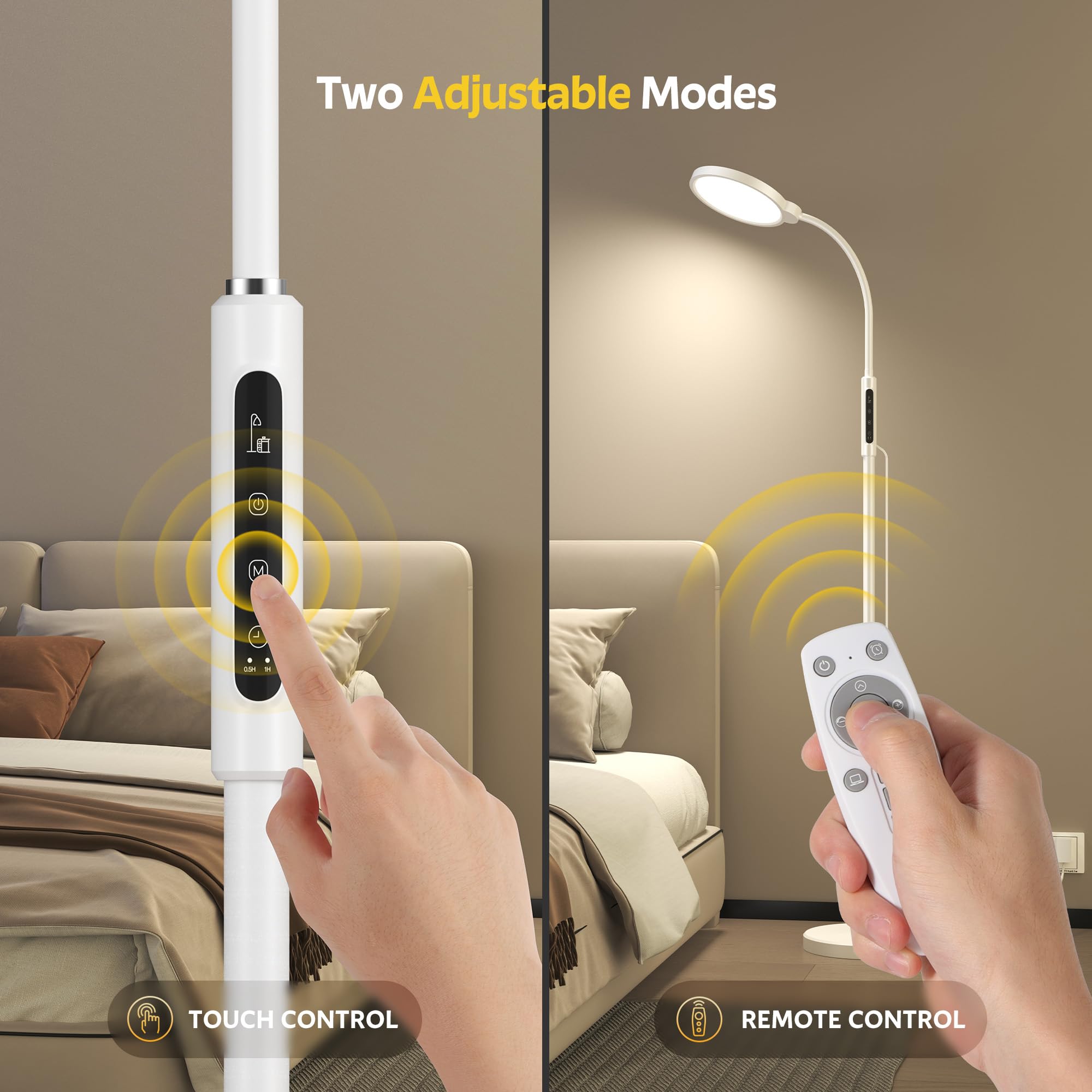 Morfone Happy Light Therapy Lamp sturdy base for stable everyday placement