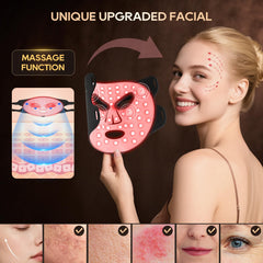 Morfone red light mask eye-protection feature supports comfortable wear during sessions.