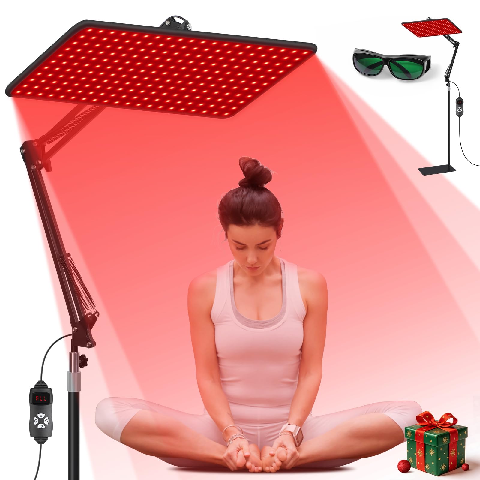 Morfone red light therapy panel full body for convenient home use