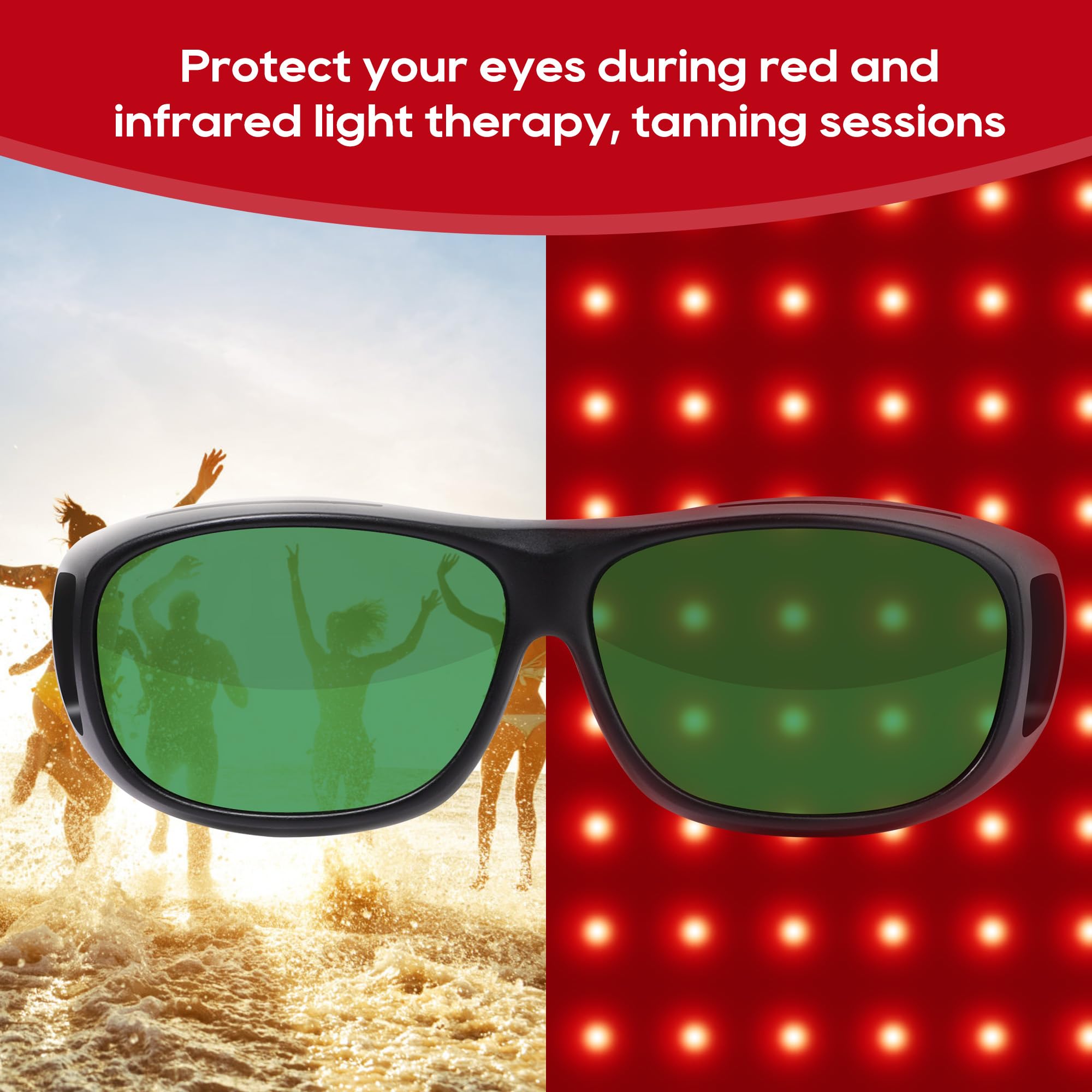 Morfone stylish safety goggles offer light-blocking protection without sacrificing style.