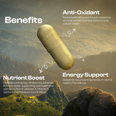 MoringaSoul label shows ingredients and nutrition for informed choices