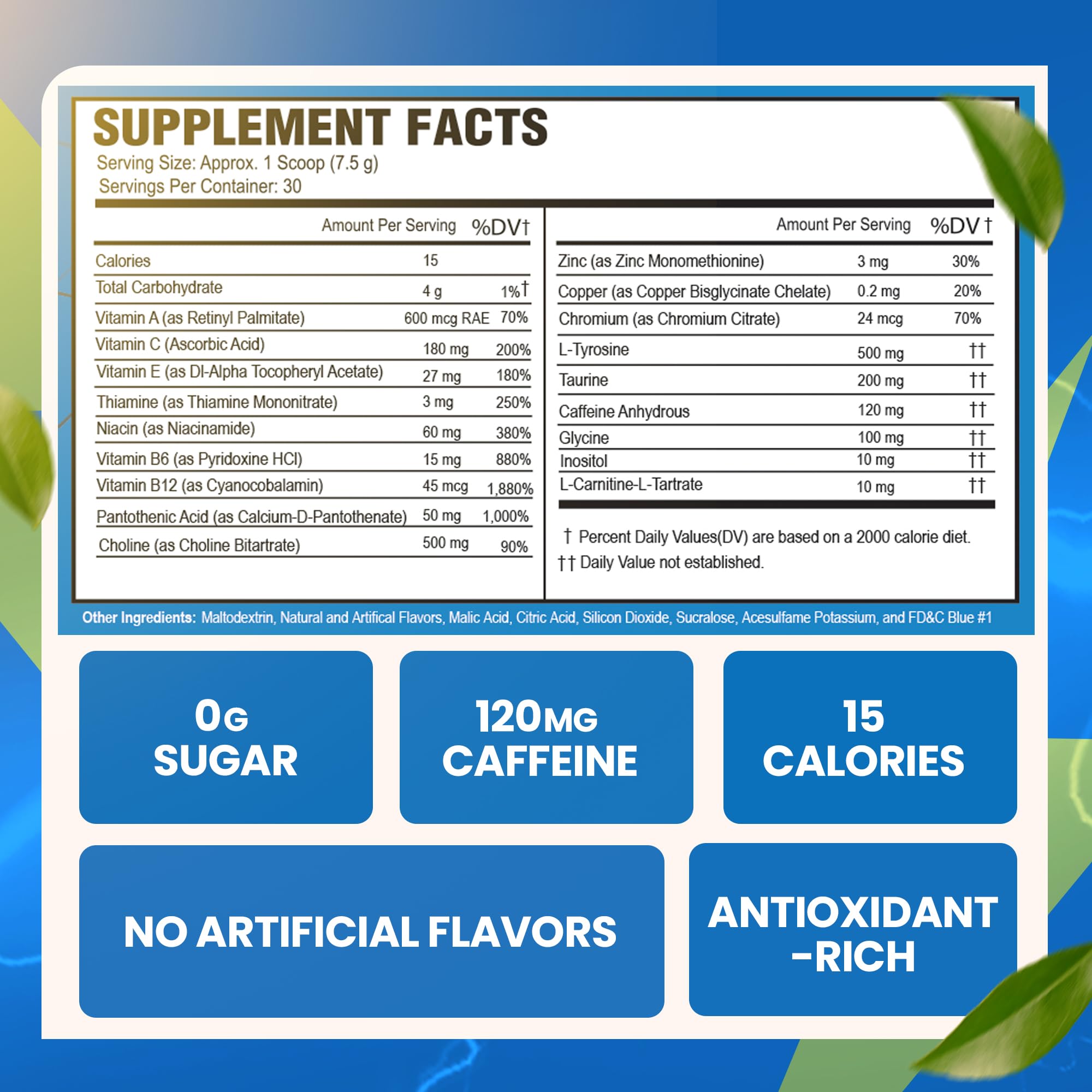 Morning Buzz scoop for precise daily servings and steady energy
