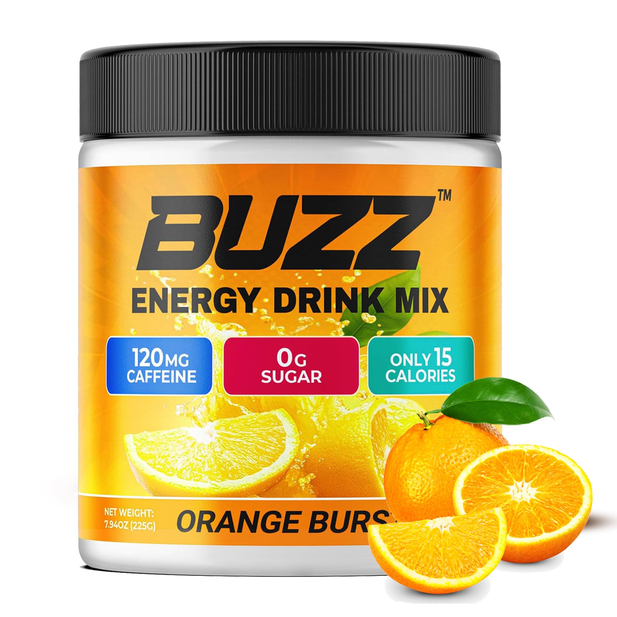 Morning Buzz vegan and gluten-free label for clean energy.