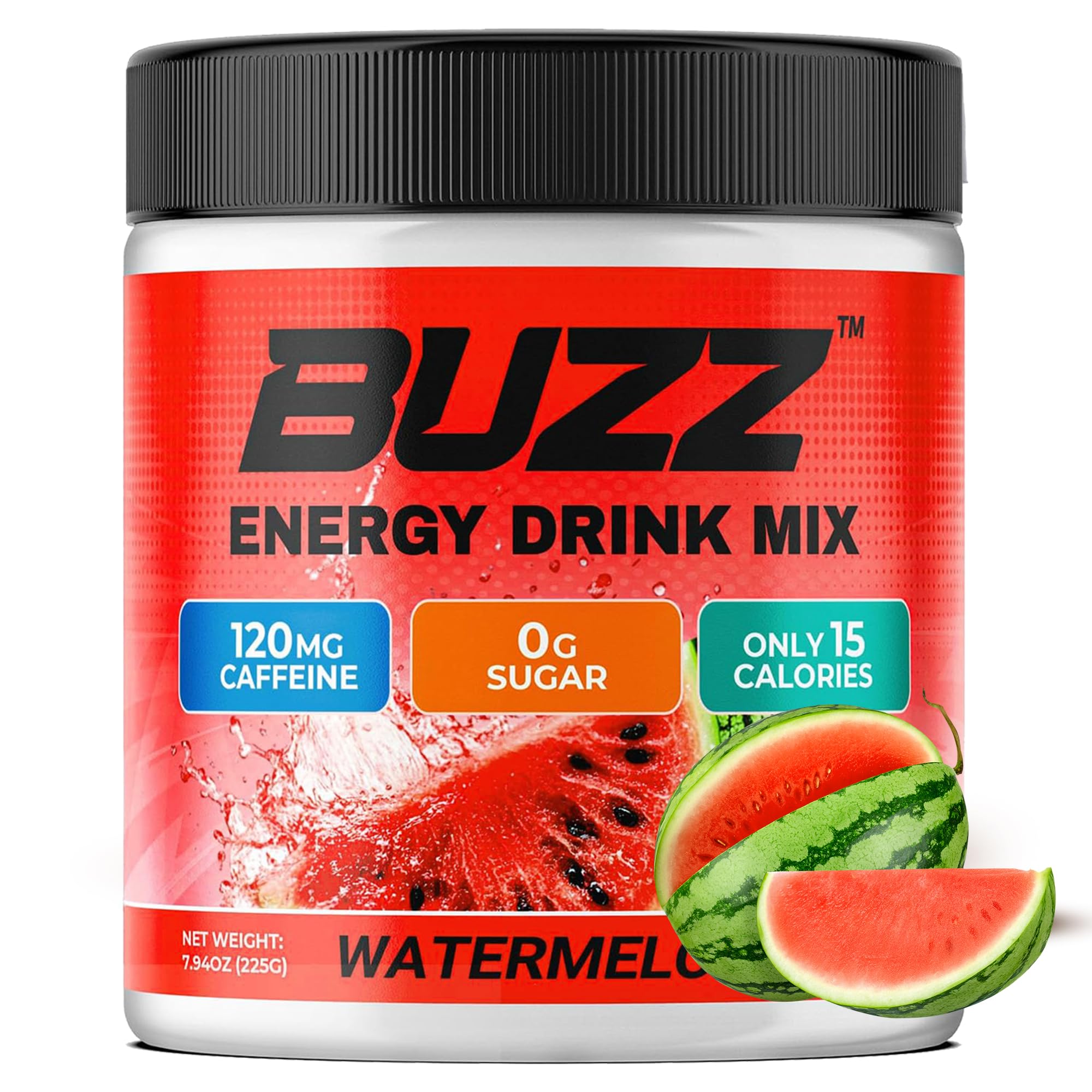 Morning Buzz watermelon flavor powder sachet ready for a refreshing workout boost.
