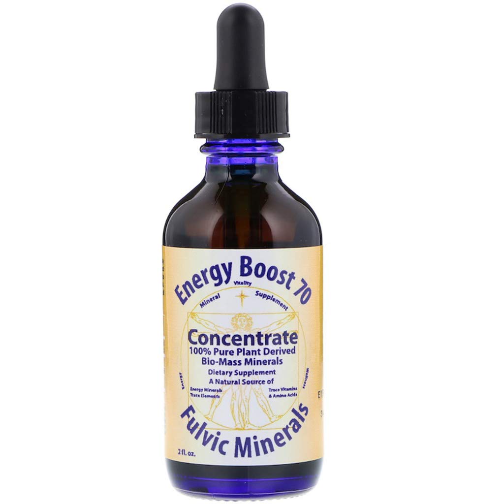 Morningstar Minerals Energy Boost 70 bottle being poured to energize daily routines.