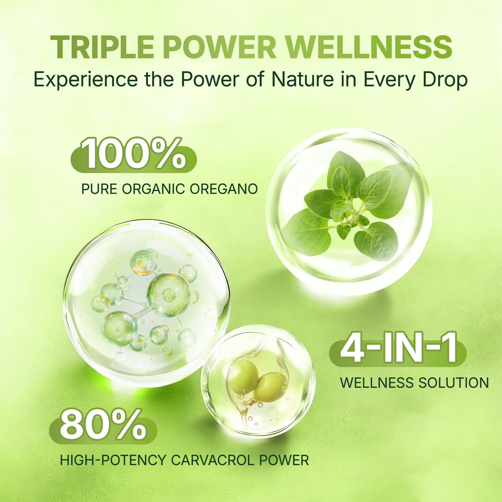 MornThrive dropper releasing oregano drops for easy intake