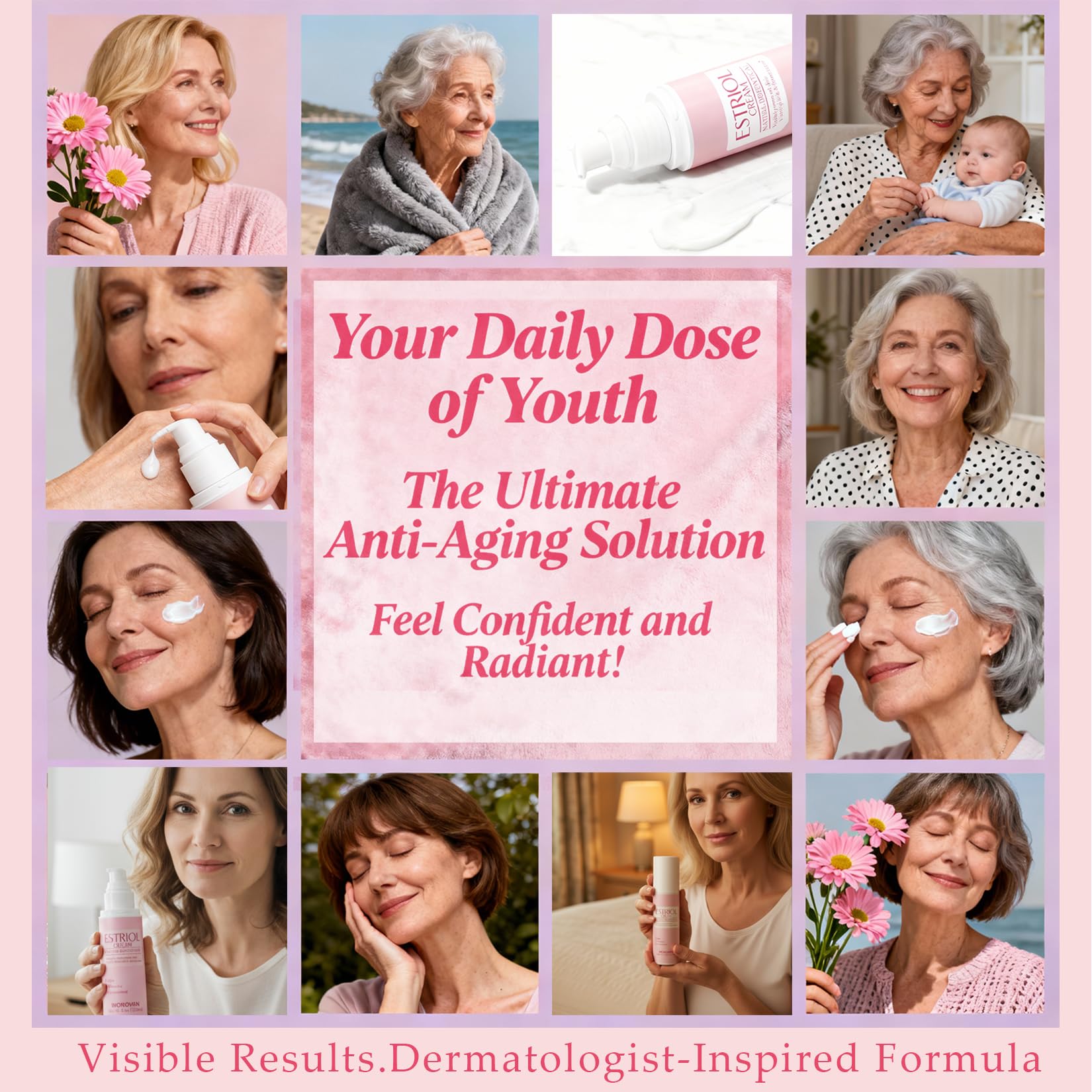 Travel-friendly Morovan Estriol Cream packaging ready for busy days