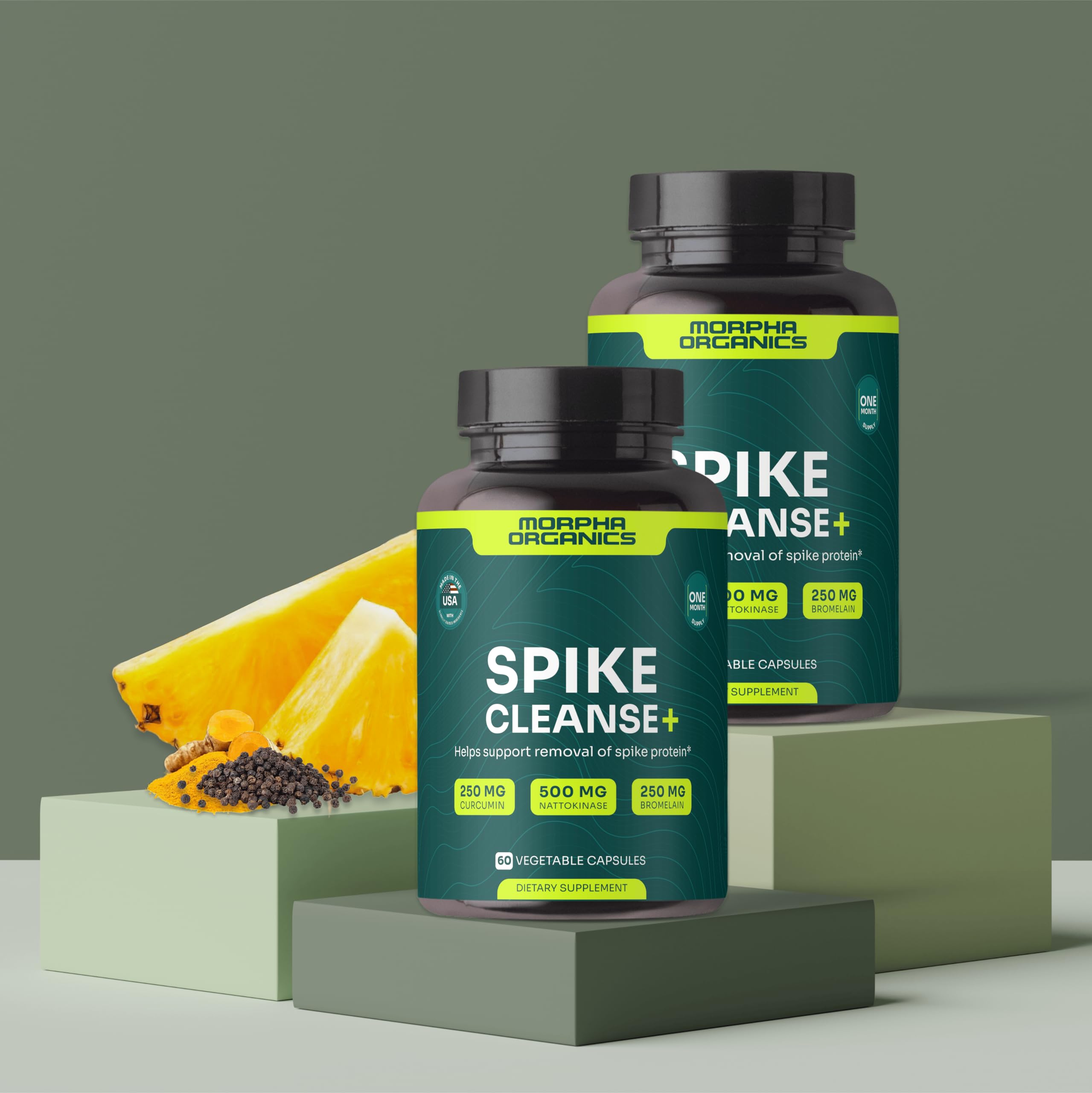 Morpha Organics daily-use-routine showcases easy two-capsule-per-day regimen