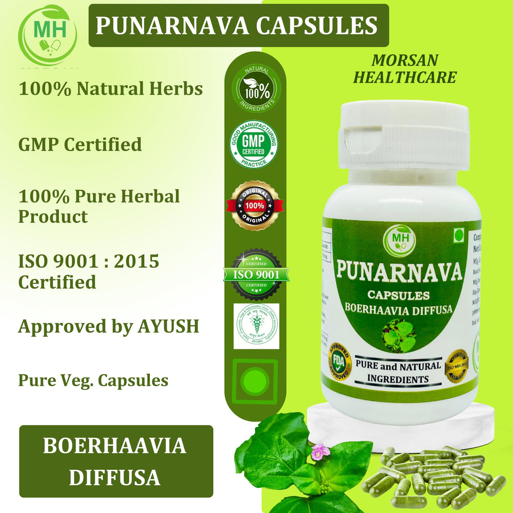 Capsules with water demonstrate a convenient daily intake.